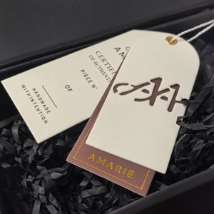 Etichette Antimanomissione Personalizzate con Motivo <span class=keywords><strong>Milano</strong></span>, Tag Appendibili per Abbigliamento, <span class=keywords><strong>Scarpe</strong></span> e Accessori Antifurto Regolabili - Product Image 1