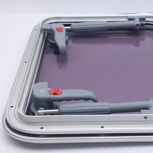 長方形の舷窓アルミニウム合金天窓新しい海洋ハードウェアボートアクセサリーRV-複数のアクリルガラス仕様 - Product Image 4