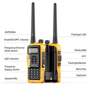Baofeng BF UV S9 Plus 8W 10W Pantalla de doble banda PTT UHF VHF Ham radio bidireccional walkie-talkie transceptor walkie talkie de mano - Product Image 4
