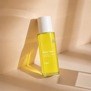 Tonique corporel liquide à l'acide glycolique, à la niacinamide et à l'extrait d'aloe vera pour hydrater et éclaircir la peau, soin corporel, bouteille en verre écologique - Product Image 2