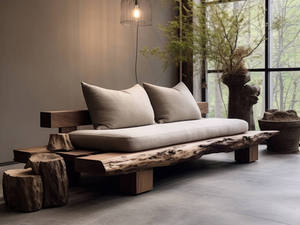 AJJ-Q164 High-End-Möbel benutzer definierte Fabrik Wohnung Luxus Haus Unterkunft Feriendorf Wohnzimmer Sofa - Product Image 3
