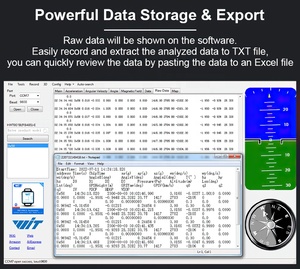 WT901CM 9-Achsen Digitaler <span class=keywords><strong>Sensor</strong></span> mit Integriertem ICM42605 Chip Vibrations-Inklinometer Beschleunigungsmesser Digitaler Kompass Gyroskop Luftdruck <span class=keywords><strong>USB</strong></span> - Product Image 2