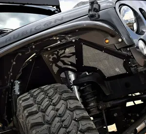 4X4 Offroad Parts Wide Body Spider Inner Fender Flares Front Rear Poison for Jeep Wrangler JL JK