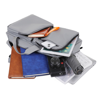 Sac à dos professionnel imperméable grande capacité 17 pouces en nylon avec port USB pour homme, personnalisable avec logo, pour étudiants et ordinateurs portables