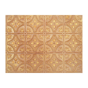 Modern 3D Artistic Embossed Square Fireproof Waterproof PVC <b>Ceiling</b> Tiles PLB10 - Product Image 2