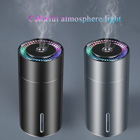 Nébuliseur portatif rechargeable d'humidificateur de voiture sans fil avec la lumière changeante de nuit de sept couleurs pour le bureau à la maison