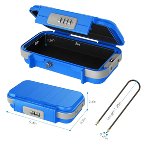 Portable Anti-Theft ABS Key <b>Lock</b> <b>Box</b> Waterproof Outdoor Beach Chair Storage Safe With Combination Safety Key Accessible - Product Image 5