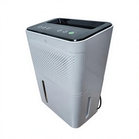 Déshumidificateur domestique 26L R290 avec contrôle intelligent WiFi, dégivrage automatique, purificateur d'air à ions négatifs, portable avec roues, garantie 1 an