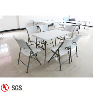 4 FT restaurante al aire libre <span class=keywords><strong>resina</strong></span> barato plegable al aire libre <span class=keywords><strong>mesas</strong></span> <span class=keywords><strong>de</strong></span> plástico - Product Image 5