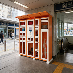 Sistema <span class=keywords><strong>de</strong></span> Casilleros Inteligentes Personalizados para Alquiler, Gabinete <span class=keywords><strong>de</strong></span> Almacenamiento Electrónico con Sistema en la Nube, Kiosco Inteligente <span class=keywords><strong>de</strong></span> Autoservicio para Áreas Públicas Comunitarias - Product Image 5