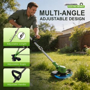 Désherbeur sans fil à batterie 21V, coupe-bordures ergonomique pour pelouse et jardin, outil de taille-herbe OEM - Product Image 4