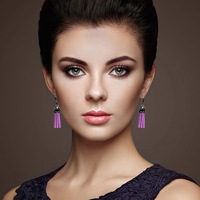 Kwastjes Voor Sieraden Maken Lederen 4Cm Kwast Sleutelhanger Bedels Voor Armbanden Acryl Sleutelhanger Blanks Ambachtelijke Diy Hanger Charme