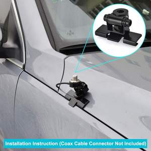 Support de fixation d'antenne radio mobile CB classique 400B, fixation par trou traversant, support de montage sur rebord de trou de 16 mm pour voiture - Product Image 2