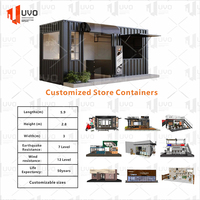Bar à jus mobile de luxe en conteneur portable de 20 pieds, café-restaurant en conteneur d'expédition préfabriqué de 40 pieds, café mobile personnalisé à vendre