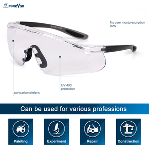 نظارات واقية من مواد الكمبيوتر من المصنع ، نظارات السلامة الصناعية لحماية العين ، نظارات السلامة <span class=keywords><strong>Z87</strong></span> غير قابلة للكسر - Product Image 3