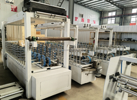 Machine d'enrobage et de laminage de profilés en bois WPC MDF PVC Machine d'enrobage de profilés en film PVC à colle froide pour cadre de porte