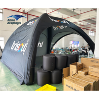 Tente de tuning de voiture de performance imprimée sur mesure tente à dôme gonflable gazebo de course de rallye pour le sport de moto en plein air