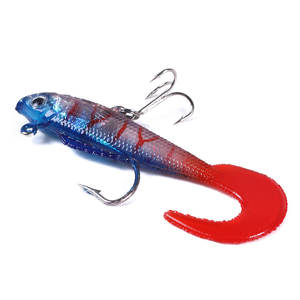 Appât souple en plomb pour la pêche, leurre pour attraper des poissons, nageur, disponible en cinq couleurs, 7CM, vente en gros - Product Image 6