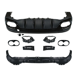 Pare-chocs avant de style AMG pour <span class=keywords><strong>Mercedes</strong></span>-Benz GLB35, kit carrosserie en plastique rouge, remplacement à visser, garantie 1 an, neuf <span class=keywords><strong>2020</strong></span>- universel - Product Image 6