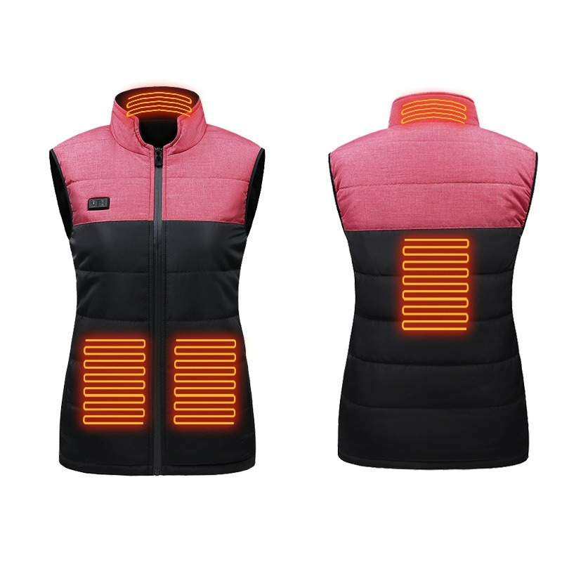 Negro y Rosa 4 zonas de calefacción
