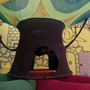 עץ קשת בעבודת יד עשוי חבל ארוג עבור אזור משחקים לילדים, קישוט פארק שעשועים מקורה - Product Image 6