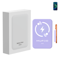 Batterie externe 5000 10000 mAh, chargeur sans fil magnétique, batterie externe 5000 mAh 10000 mAh autorisée en vol international