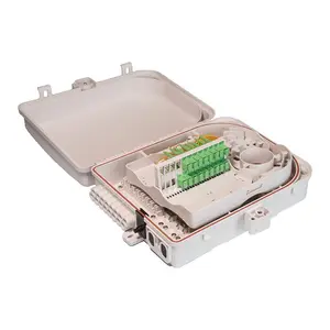 ขายส่งกลางแจ้ง FTTH 24 แกน FDB324A กล่องกระจายไฟเบอร์ PLC Splitter พอร์ตสาย 3 OUT24 IP65 กล่อง