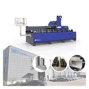 YOUHAO 3 Axis CNC Dual Axis Aluminum Profile Drilling and Milling Machine Window and Door Making Machine