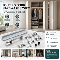 Kit de quincaillerie pour porte pliante sur mesure pour armoire, porte en bois, accessoires de meubles, fournisseur