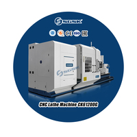 Torno CNC de alta calidad Heavy Duty CK61200G Portabrocas horizontal de 4 mordazas Torneado automático de metal con sistema de control GSK