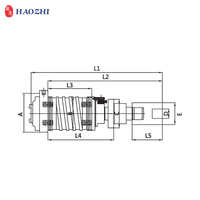 Broche à accouplement direct HAOZHI |   Machine-outil de tournage CNC à entraînement direct DGZZ-10020/10024 BBT30 3100N, force de serrage ultra-légère