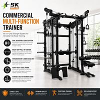 Máquina de entrenamiento funcional con pin de carga SK, máquina de cable de doble pila de pesas, máquina Smith, rack de sentadillas, máquinas de gimnasio, equipo de fitness comercial profesional