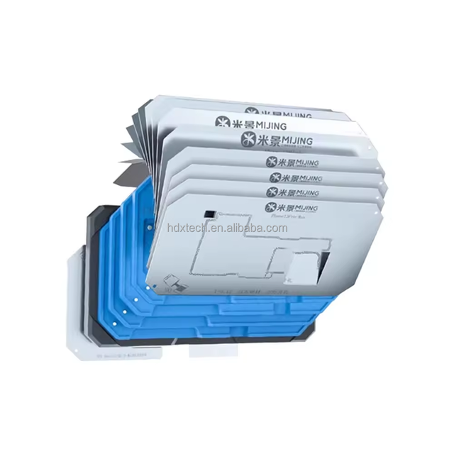 MiJing Z20 Pro Mobile BGA Reballing Stencil Kit Platform for iPhone X-17 Pro Max Middle Layer Tin Planting Table Repair Tools