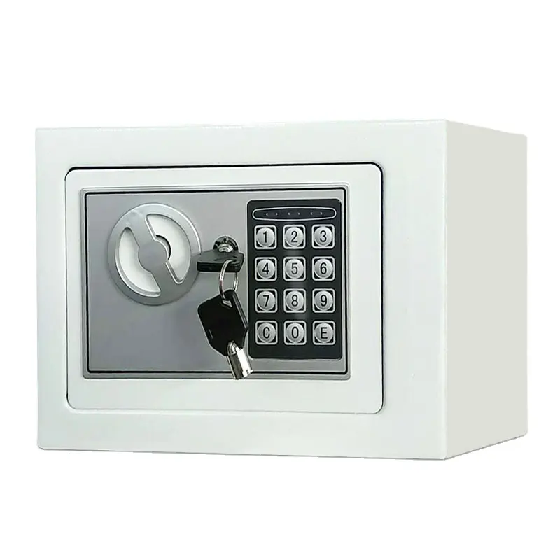 Storage box with lock safe Home mini safe deposit box