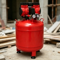 Compresseur d'air industriel vertical sans huile à haute vitesse et faible bruit L&P avec réservoir