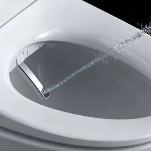 Couvercle de siège de toilette intelligent, vente en gros, fabrication de style moderne, WC électronique, bidet toilette