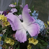 Décoration de mariage commerciale, papillon en papier artistique magnifique pour fête de mariage et anniversaire