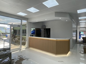 Nội thất thương mại văn phòng bệnh viện Trung tâm Y tế tùy chỉnh bàn tiếp tân với đèn LED - Product Image 2