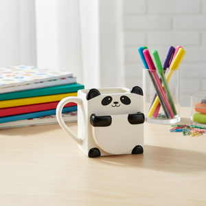 Cute Panda <strong>Hug</strong> Ceramic Coffee <strong>Mug</strong> with Cookie/Biscuit Pocket Custom Design ODM Business Gift - Product Image 3