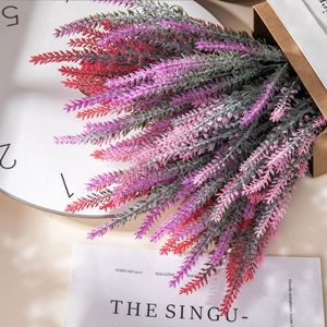 ช่อดอกลาเวนเดอร์ประดิษฐ์ CallaFloral สีแดง ม่วง ชมพู ทำจากพลาสติก สำหรับตกแต่งบ้าน งานแต่งงาน - Product Image 1
