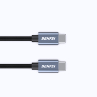 Câble de charge rapide USB Type-C 20W 2 mètres 3A en gros avec conception tressée, gaine TPE/PVC et blindage en feuille d'aluminium