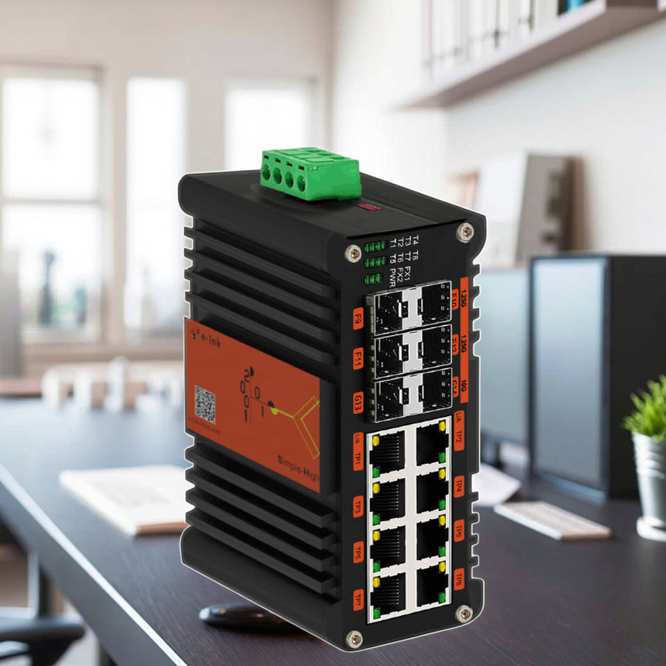Industrial L2+ 8-Port 10/100/1000T + 4-Port 1G SFP + 2-Port 10G SFP+ Managed Ethernet Switch
