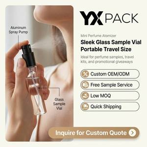 Atomizador de Perfume Mini Portátil de 1.5ml 2ml 2.5ml, Transparente, Recargable, con Bomba de Presión, Botella de Vidrio con Atomizador, Listo para Enviar - Product Image 2