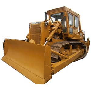 Bulldozer sur chenilles Caterpillar D7G d'occasion, faible nombre d'heures de fonctionnement, qualité supérieure pour la construction routière municipale - Product Image 1