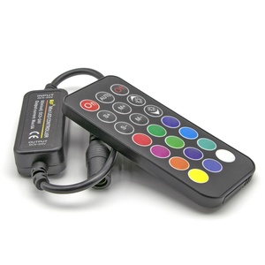 Chất lượng cao 20 mét dài khoảng cách điều khiển mini RGBW 21-Key LED RF từ xa RGBW điều khiển - Product Image 4