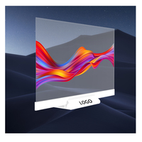 Écran OLED transparent personnalisé de 55 pouces avec logo, résolution 2K, pour signalétique interactive commerciale de luxe en magasin et centre commercial