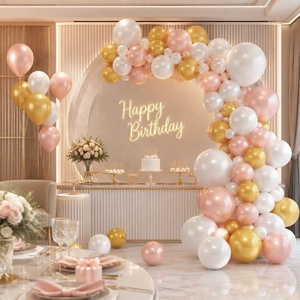 Globos Redondos de Látex de 12 Pulgadas, Decoración para Fiestas, Globos Metálicos Brillantes con Perla, Globos para Graduación, Cumpleaños - Product Image 6