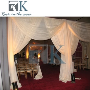 Stylish Backdrop Stand Kit Aluminum Pipe Drape Frame for Event Decora - Product Image 3