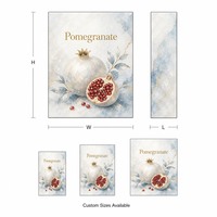 Op maat gemaakte granaatappel cadeaudoos herfstkunstdesign zachte zaadfruit stevige deksel basisverpakking groothandel OEM op maat