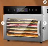Touchscreen Versie 6-laags Gedroogd Fruit Machine Intelligente 6-laags Voedsel Dehydrator Fruit Droger